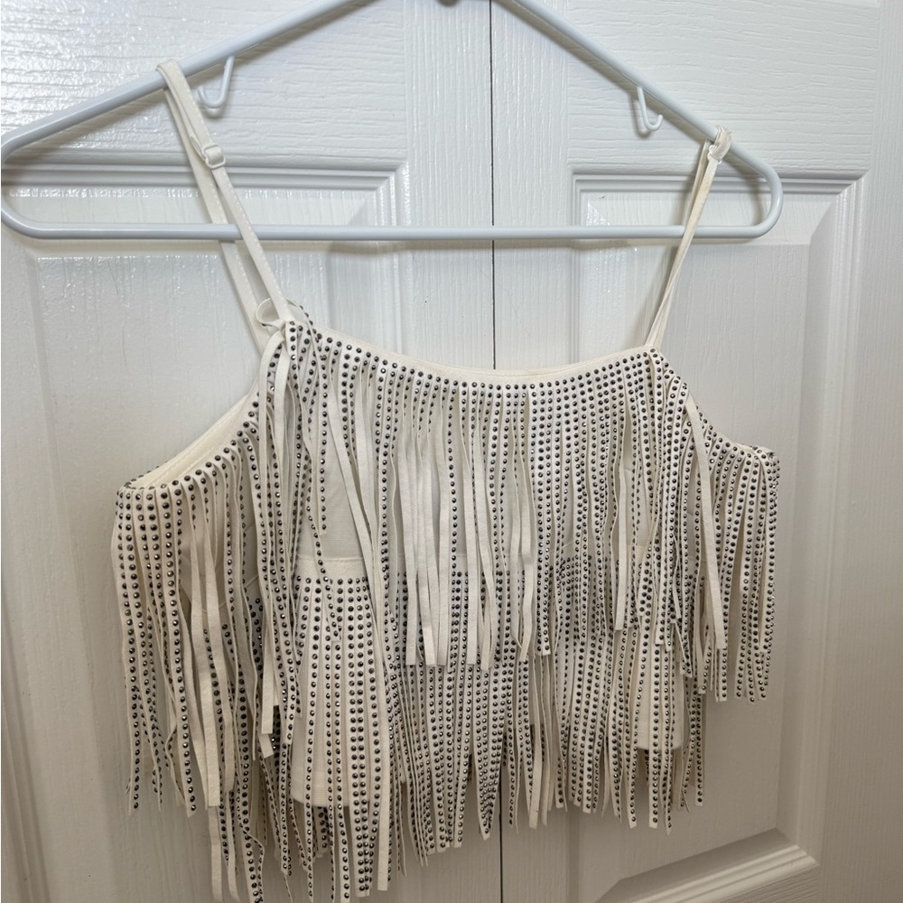 Fringe Crop Top